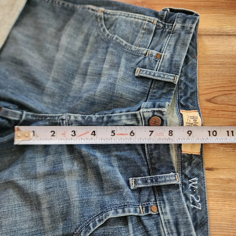 Anthropologie Holding Horses Jean Shorts Womens 27 Blue - Picture 6 of 11